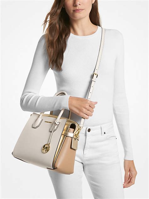 michael kors grayson quilted medium chain satchel|Michael Kors mercer belted satchel.